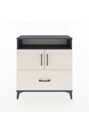 Arges Şifonyer 3 Raflı Tek Çekmeceli 2 Kapaklı 88x30x96 - S04M051V4A