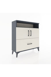 Arges Şifonyer 3 Raflı Tek Çekmeceli 2 Kapaklı 88x30x96 - S04M051V4A