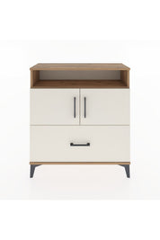 Arges Şifonyer 3 Raflı Tek Çekmeceli 2 Kapaklı 88x30x96 - S04M051V7A