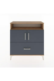 Arges Şifonyer 3 Raflı Tek Çekmeceli 2 Kapaklı 88x30x96 - S04M051V8A