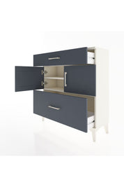 Arges Şifonyer 2 Raflı 2 Çekmeceli 2 Kapaklı 88x30x96 - S04M052V2A