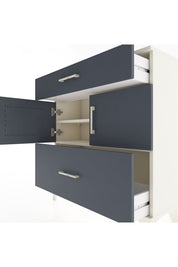 Arges Şifonyer 2 Raflı 2 Çekmeceli 2 Kapaklı 88x30x96 - S04M052V2A