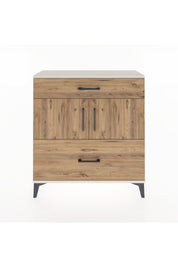 Arges Şifonyer 2 Raflı 2 Çekmeceli 2 Kapaklı 88x30x96 - S04M052V3A