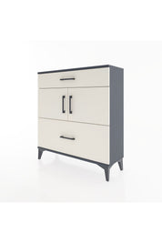 Arges Şifonyer 2 Raflı 2 Çekmeceli 2 Kapaklı 88x30x96 - S04M052V4A