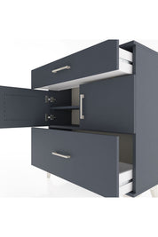 Arges Şifonyer 2 Raflı 2 Çekmeceli 2 Kapaklı 88x30x96 - S04M052V5A