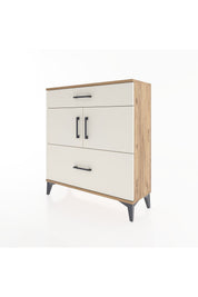 Arges Şifonyer 2 Raflı 2 Çekmeceli 2 Kapaklı 88x30x96 - S04M052V7A
