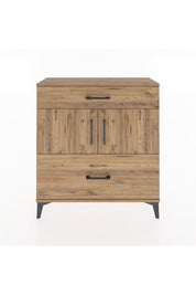 Arges Şifonyer 2 Raflı 2 Çekmeceli 2 Kapaklı 88x30x96 - S04M052V9A