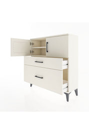 Arges Şifonyer 2 Raflı 2 Çekmeceli 2 Kapaklı 88x30x96 - S04M053V1A