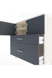 Arges Şifonyer 2 Raflı 2 Çekmeceli 2 Kapaklı 88x30x96 - S04M053V2A