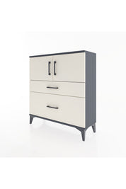 Arges Şifonyer 2 Raflı 2 Çekmeceli 2 Kapaklı 88x30x96 - S04M053V4A