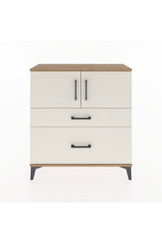Arges Şifonyer 2 Raflı 2 Çekmeceli 2 Kapaklı 88x30x96 - S04M053V7A