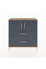 Arges Şifonyer 2 Raflı 2 Çekmeceli 2 Kapaklı 88x30x96 - S04M053V8A