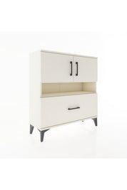 Arges Şifonyer 3 Raflı Tek Çekmeceli 2 Kapaklı 88x30x96 - S04M054V1A