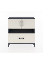 Arges Şifonyer 3 Raflı Tek Çekmeceli 2 Kapaklı 88x30x96 - S04M054V4A