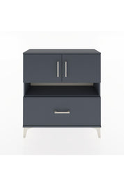 Arges Şifonyer 3 Raflı Tek Çekmeceli 2 Kapaklı 88x30x96 - S04M054V5A