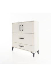 Arges Şifonyer 2 Raflı 2 Çekmeceli 2 Kapaklı 88x30x96 - S04M055V1A