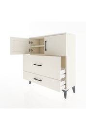 Arges Şifonyer 2 Raflı 2 Çekmeceli 2 Kapaklı 88x30x96 - S04M055V1A