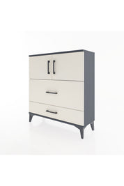 Arges Şifonyer 2 Raflı 2 Çekmeceli 2 Kapaklı 88x30x96 - S04M055V4A