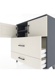 Arges Şifonyer 2 Raflı 2 Çekmeceli 2 Kapaklı 88x30x96 - S04M055V4A