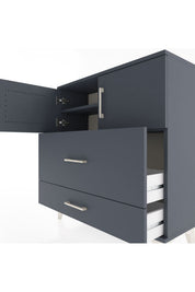 Arges Şifonyer 2 Raflı 2 Çekmeceli 2 Kapaklı 88x30x96 - S04M055V5A
