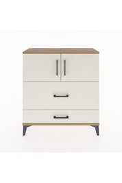 Arges Şifonyer 2 Raflı 2 Çekmeceli 2 Kapaklı 88x30x96 - S04M055V7A