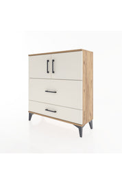 Arges Şifonyer 2 Raflı 2 Çekmeceli 2 Kapaklı 88x30x96 - S04M055V7A