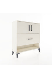 Arges Şifonyer 2 Raflı Tek Çekmeceli 2 Kapaklı 88x30x96 - S04M056V1A
