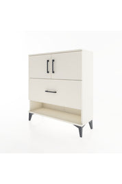 Arges Şifonyer 2 Raflı Tek Çekmeceli 2 Kapaklı 88x30x96 - S04M056V1A