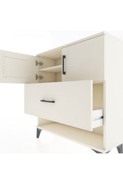 Arges Şifonyer 2 Raflı Tek Çekmeceli 2 Kapaklı 88x30x96 - S04M056V1A