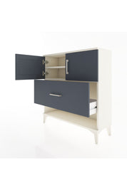 Arges Şifonyer 2 Raflı Tek Çekmeceli 2 Kapaklı 88x30x96 - S04M056V2A