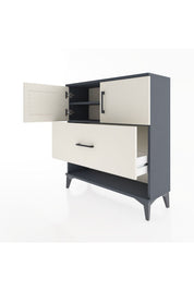Arges Şifonyer 2 Raflı Tek Çekmeceli 2 Kapaklı 88x30x96 - S04M056V4A