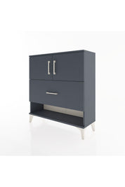Arges Şifonyer 2 Raflı Tek Çekmeceli 2 Kapaklı 88x30x96 - S04M056V5A