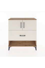 Arges Şifonyer 2 Raflı Tek Çekmeceli 2 Kapaklı 88x30x96 - S04M056V7A