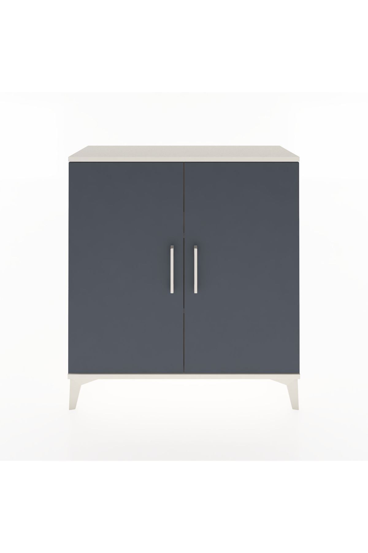 Arges Şifonyer 2 Raflı 2 Kapaklı 88x30x96 - S04M057V2A