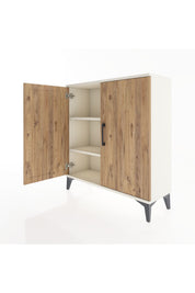 Arges Şifonyer 2 Raflı 2 Kapaklı 88x30x96 - S04M057V3A