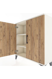 Arges Şifonyer 2 Raflı 2 Kapaklı 88x30x96 - S04M057V3A