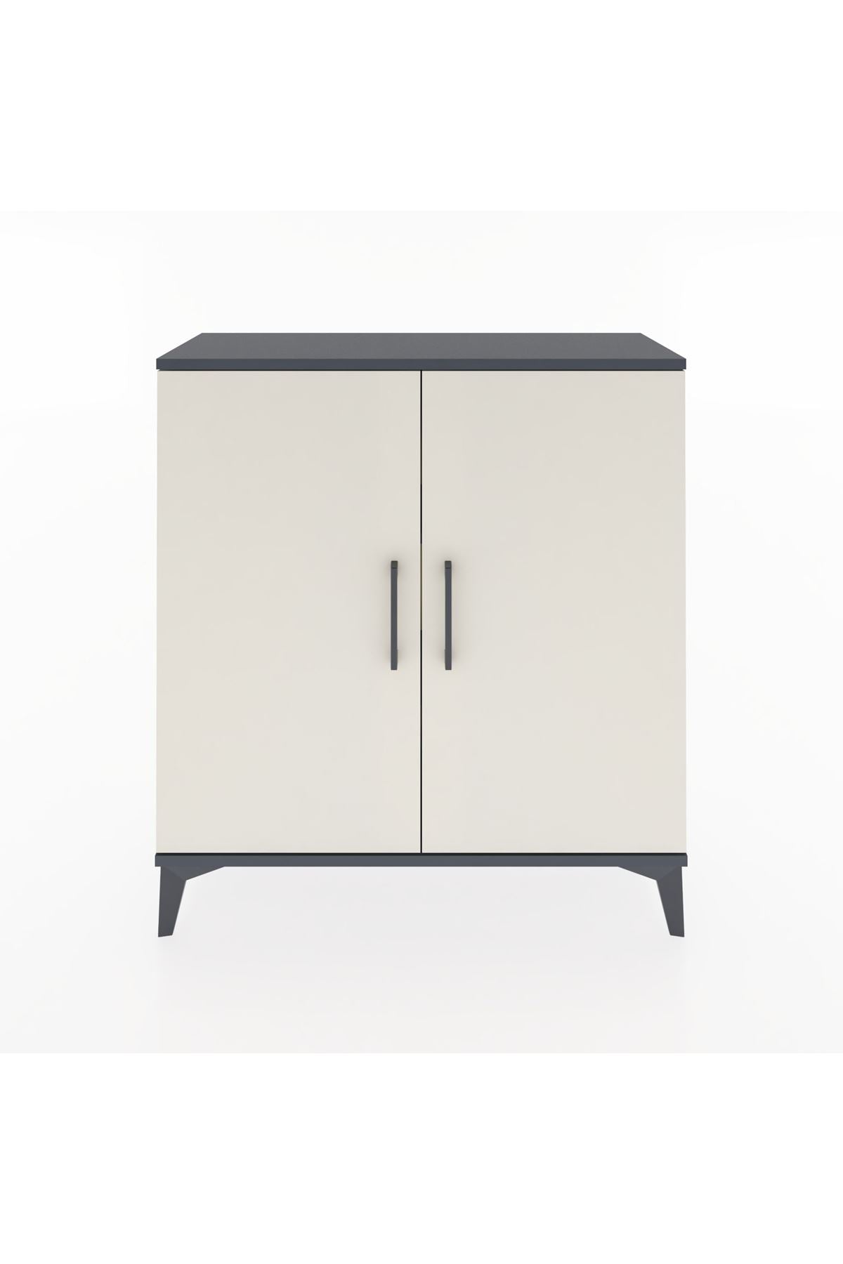 Arges Şifonyer 2 Raflı 2 Kapaklı 88x30x96 - S04M057V4A
