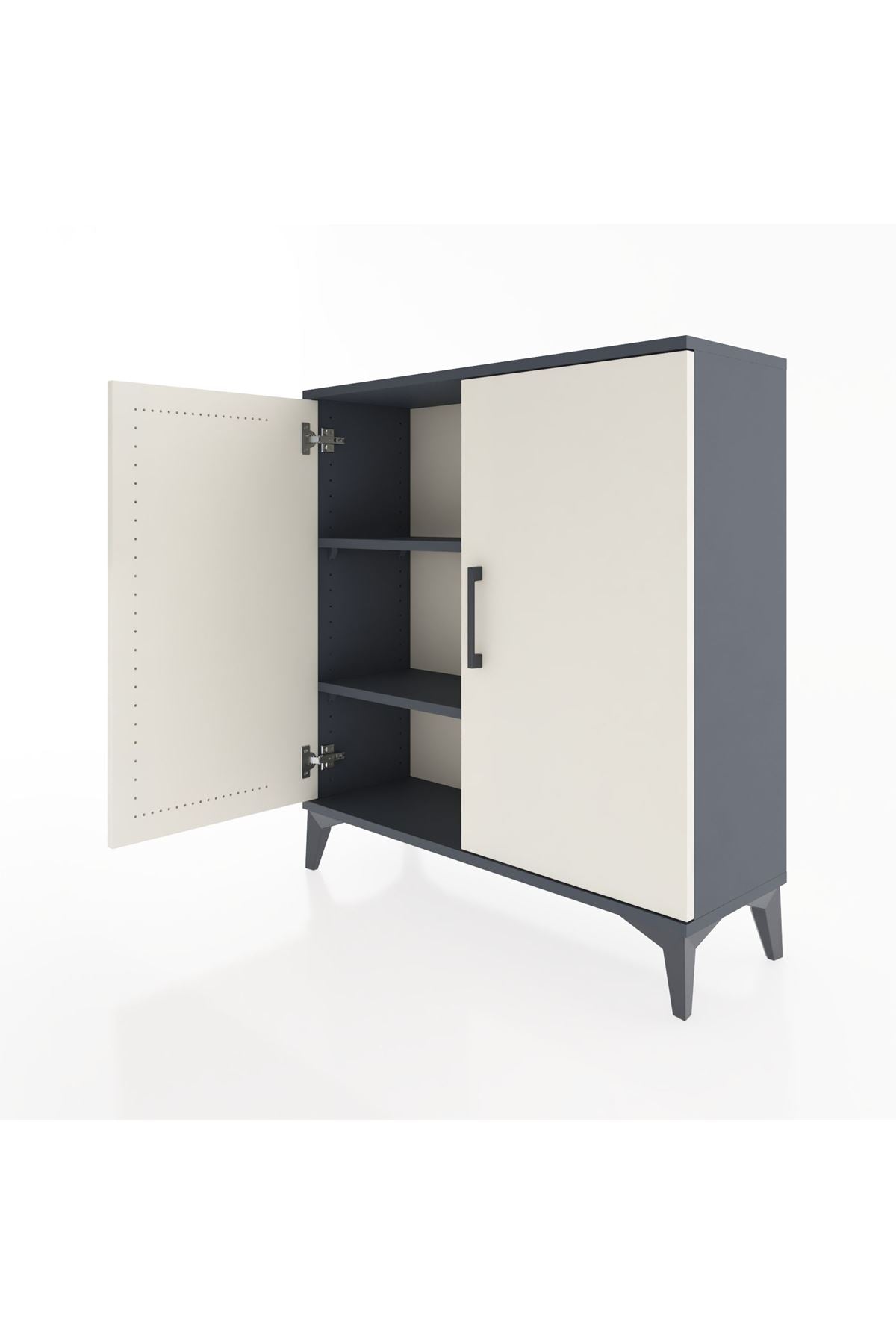 Arges Şifonyer 2 Raflı 2 Kapaklı 88x30x96 - S04M057V4A