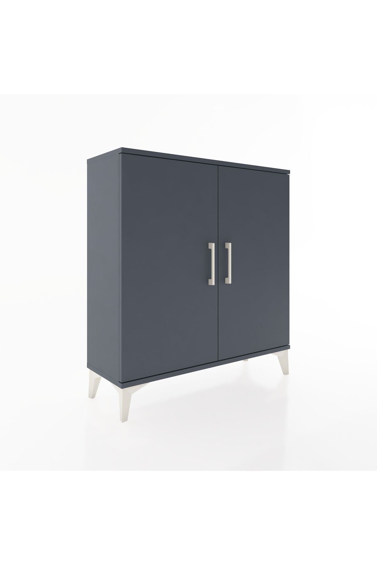 Arges Şifonyer 2 Raflı 2 Kapaklı 88x30x96 - S04M057V5A