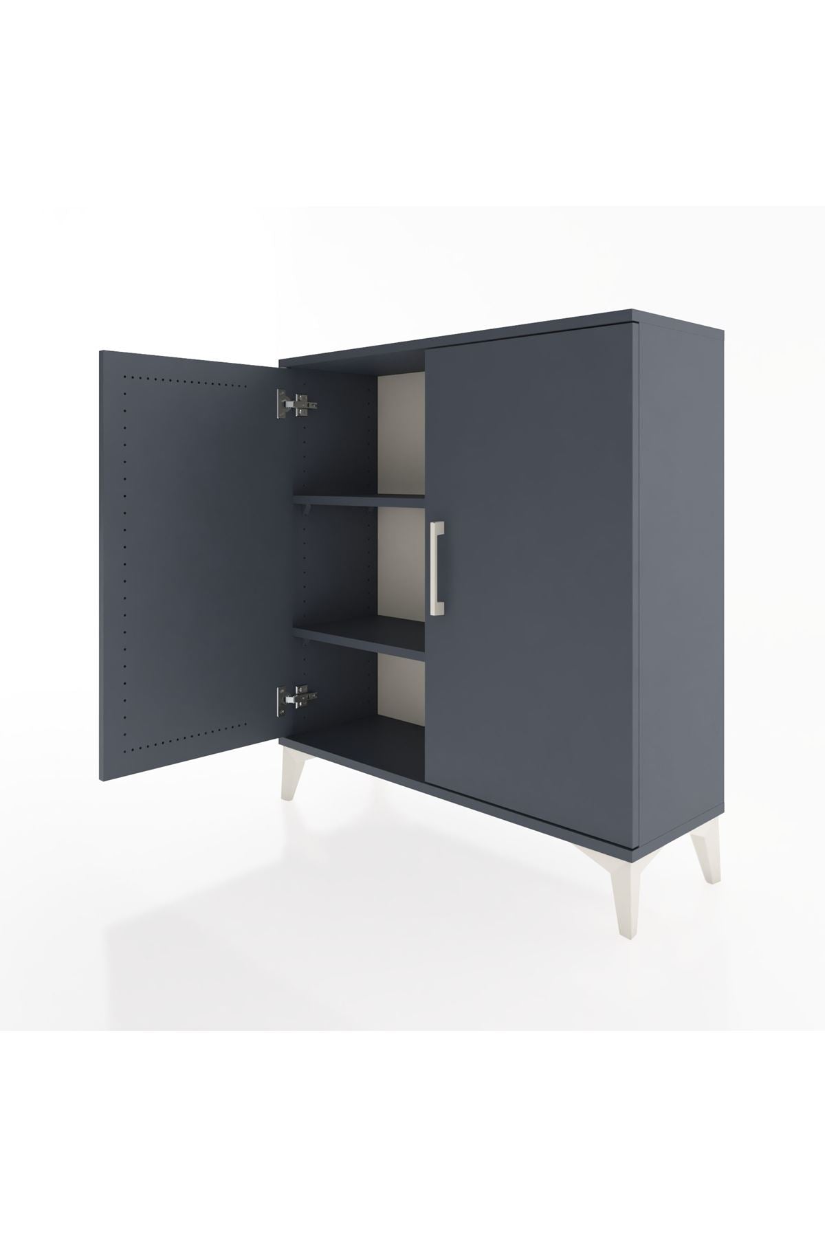 Arges Şifonyer 2 Raflı 2 Kapaklı 88x30x96 - S04M057V5A