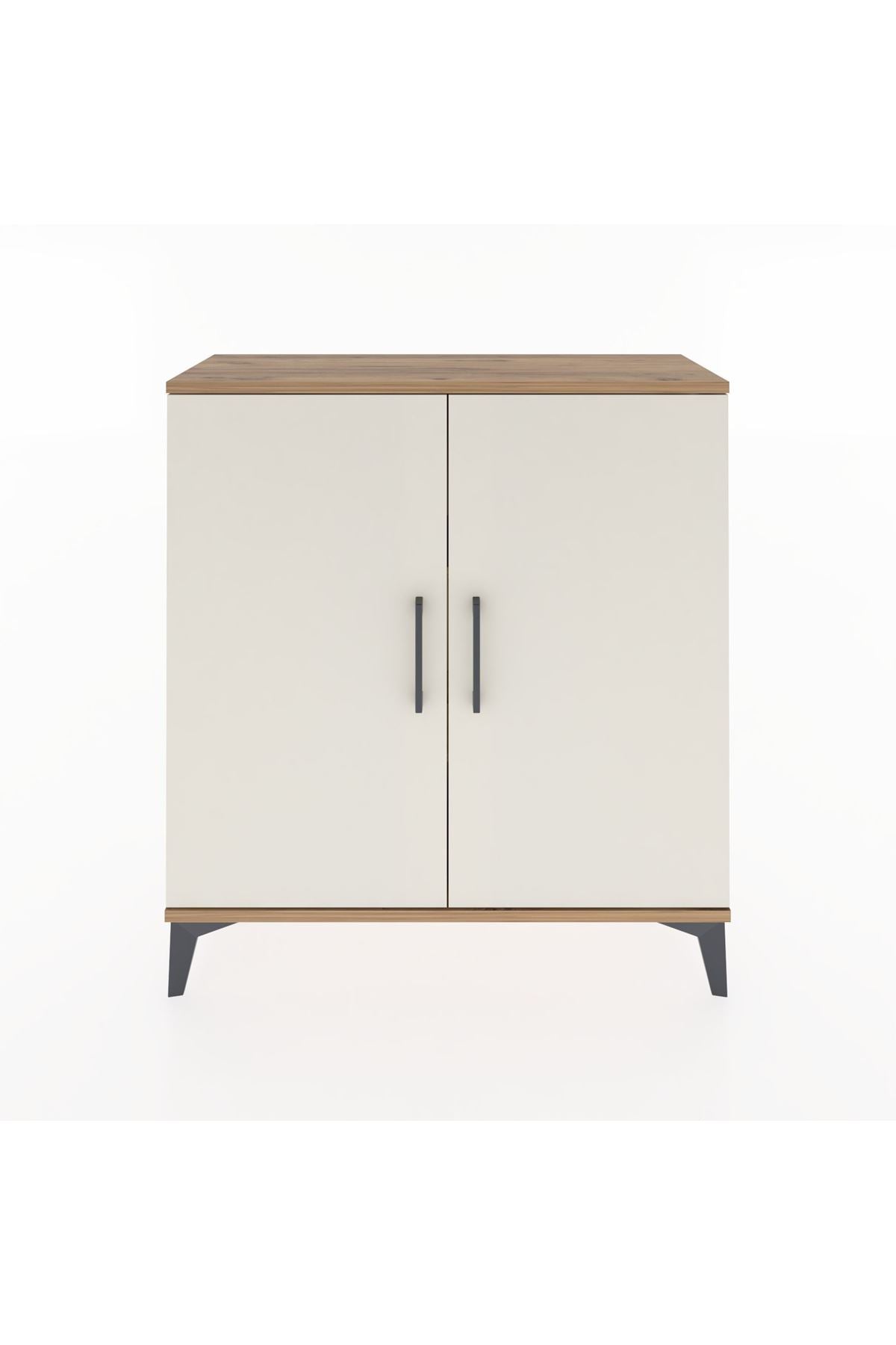 Arges Şifonyer 2 Raflı 2 Kapaklı 88x30x96 - S04M057V7A