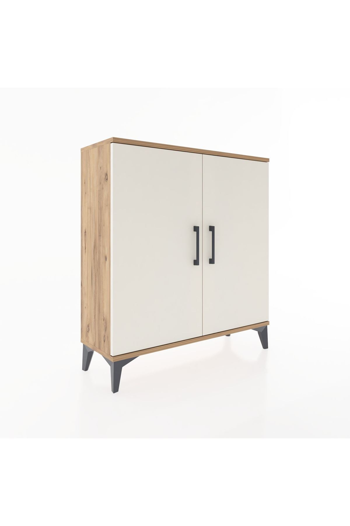 Arges Şifonyer 2 Raflı 2 Kapaklı 88x30x96 - S04M057V7A