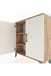 Arges Şifonyer 2 Raflı 2 Kapaklı 88x30x96 - S04M057V7A
