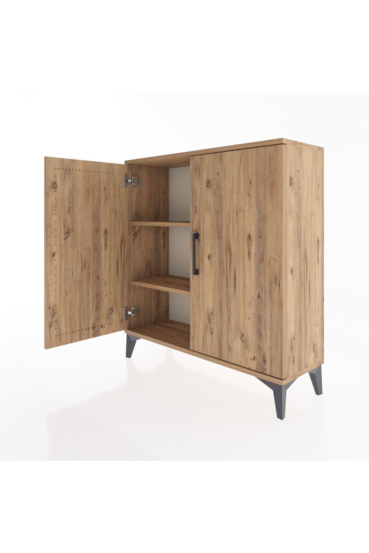 Arges Şifonyer 2 Raflı 2 Kapaklı 88x30x96 - S04M057V9A