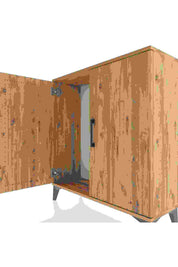 Arges Şifonyer 2 Kapaklı 88x30x96 - S04M058V9A