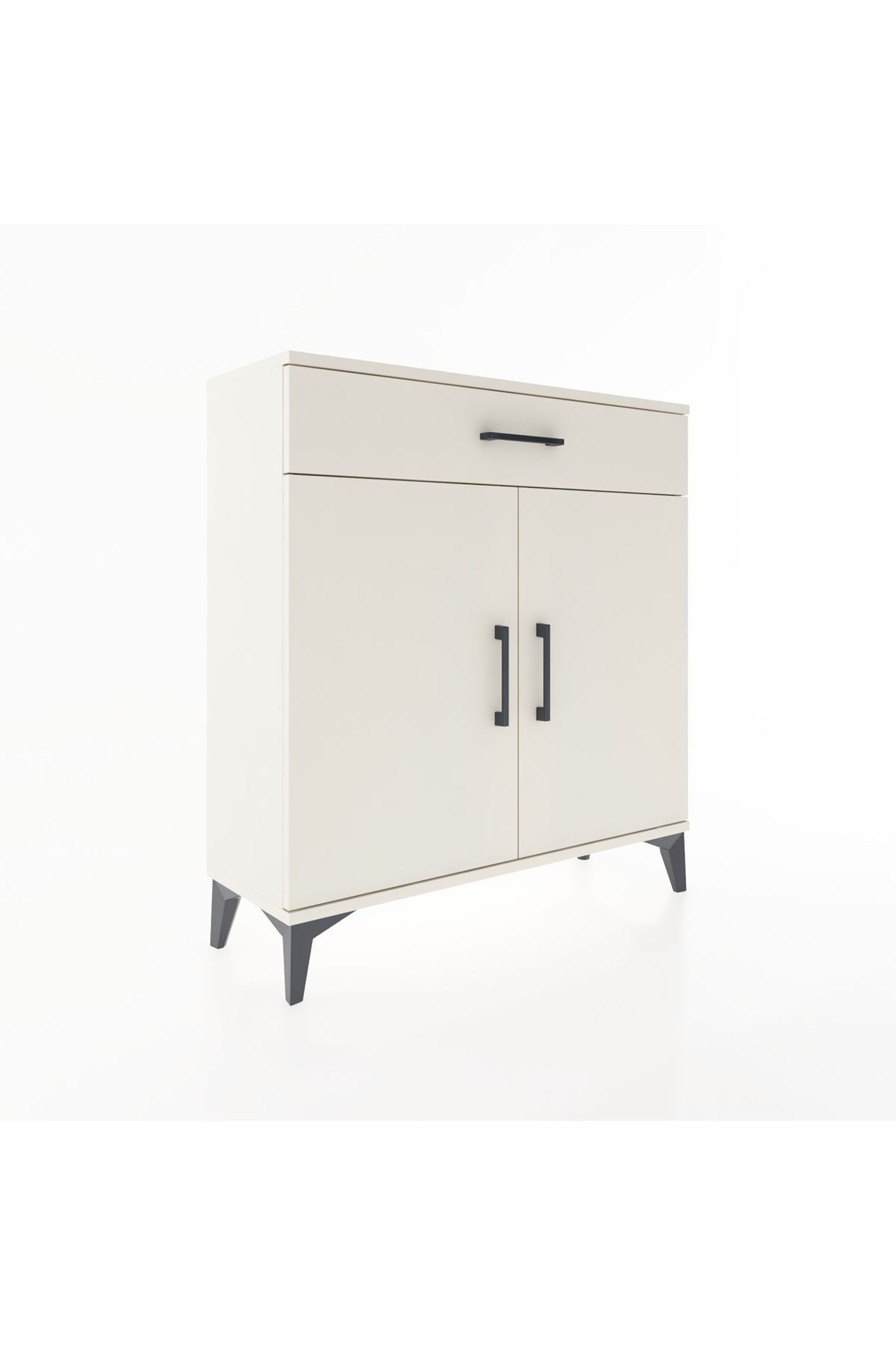 Arges Şifonyer 2 Raflı Tek Çekmeceli 2 Kapaklı 88x30x96 - S04M059V1A