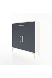 Arges Şifonyer 2 Raflı Tek Çekmeceli 2 Kapaklı 88x30x96 - S04M059V2A
