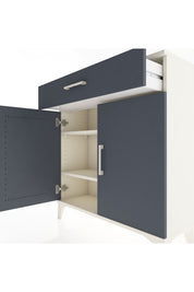 Arges Şifonyer 2 Raflı Tek Çekmeceli 2 Kapaklı 88x30x96 - S04M059V2A