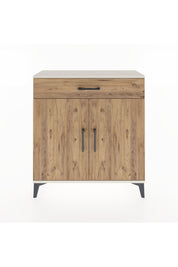 Arges Şifonyer 2 Raflı Tek Çekmeceli 2 Kapaklı 88x30x96 - S04M059V3A