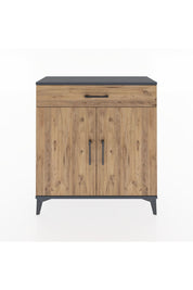 Arges Şifonyer 2 Raflı Tek Çekmeceli 2 Kapaklı 88x30x96 - S04M059V6A